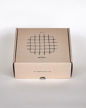 Schale Grid Tramonto Red