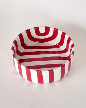 Schale Stripes Tramonto Red