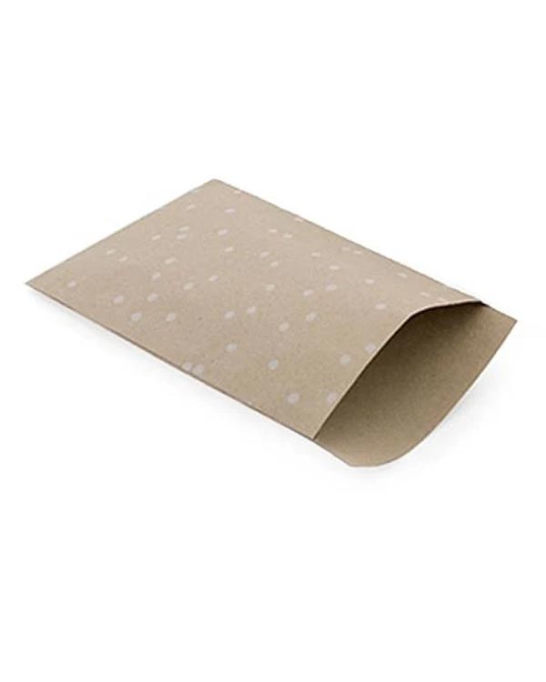 Geschenktüte Flach Handdrawn Dots 17 x 25cm (5er-Pack)
