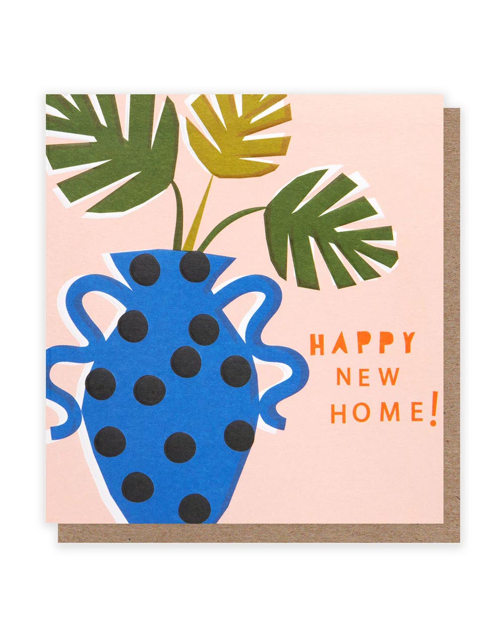 Vase & Palm Happy New Home Klappkarte