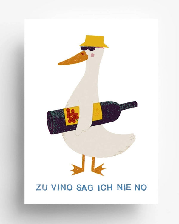 Vino Postkarte
