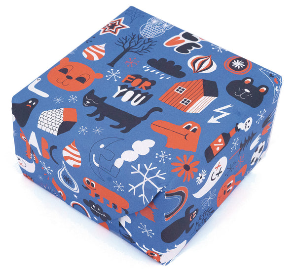 Human Empire Vintage Geschenkpapier