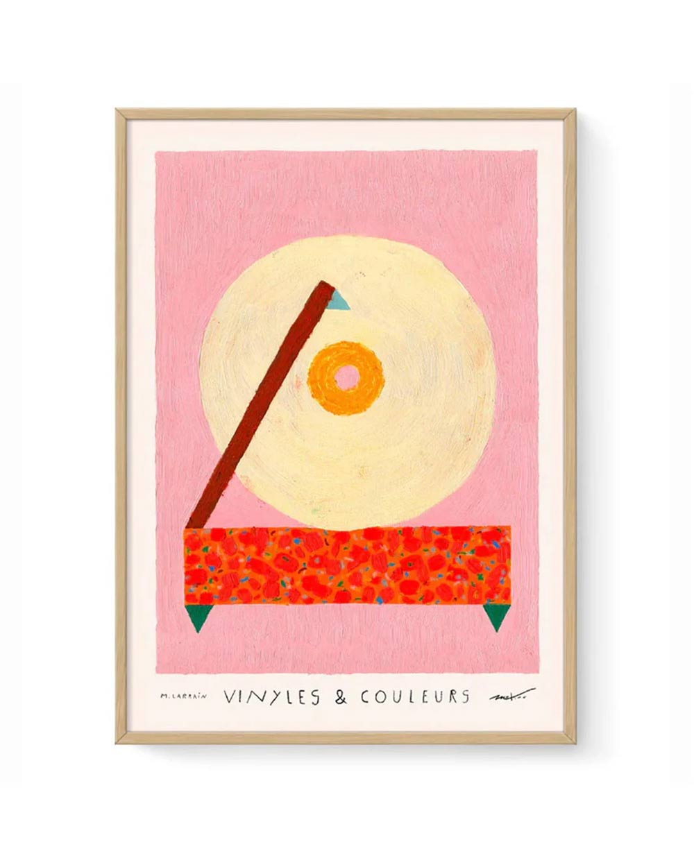 Vinyles & Couleurs IV Poster - Matías Larraín (30x40cm)