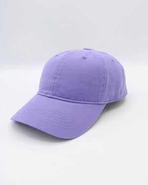 Cap aus 100% Baumwolle Flieder