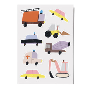3 Stickerbögen Autos by Anna Katharina Jansen