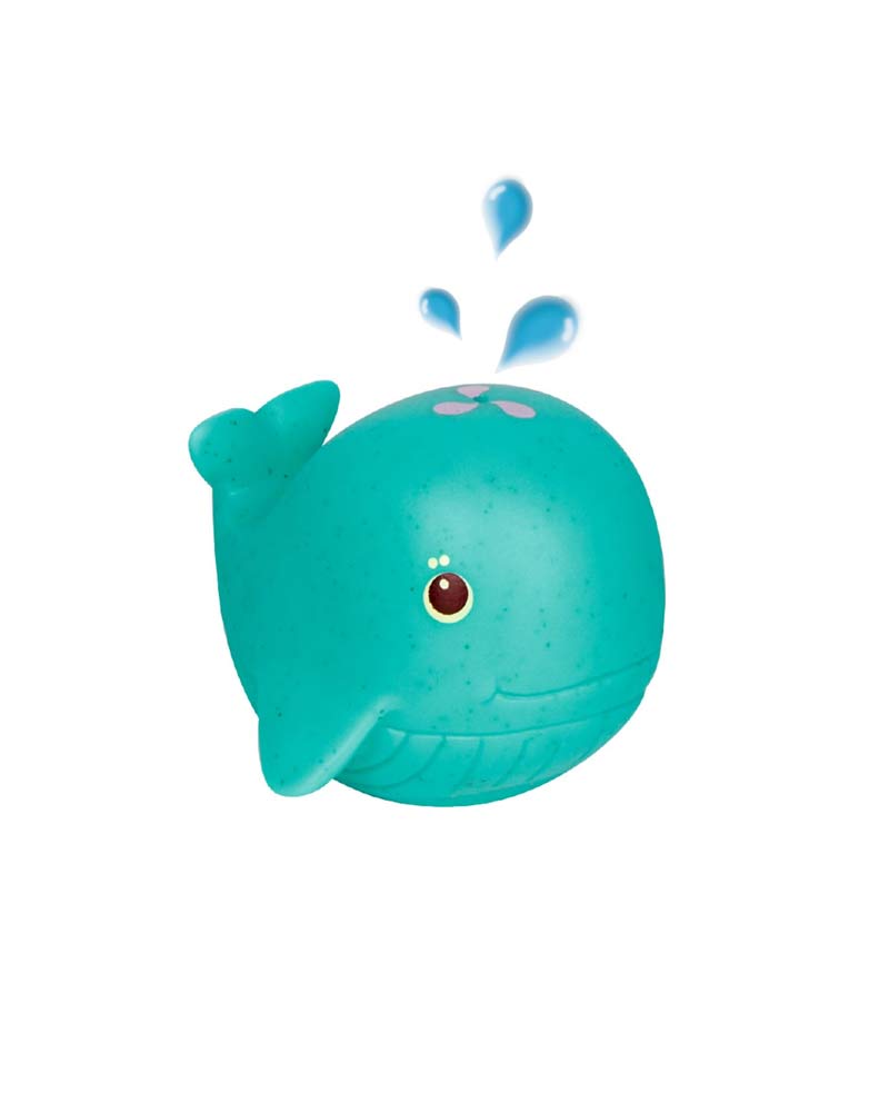 Kleine Wasserspritzfigur - Wal