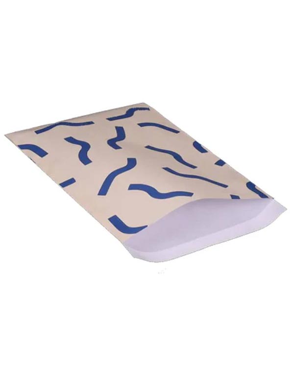 Geschenktüte Flach Waves Vanilla 17 x 25cm (5er-Pack)