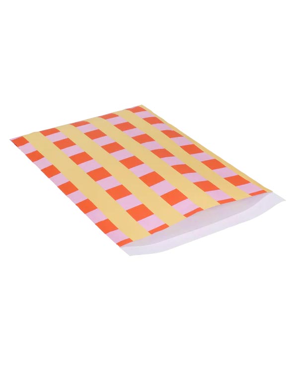 Geschenktüte Flach Weave Light Fuchsia 17 x 25cm (5er-Pack)