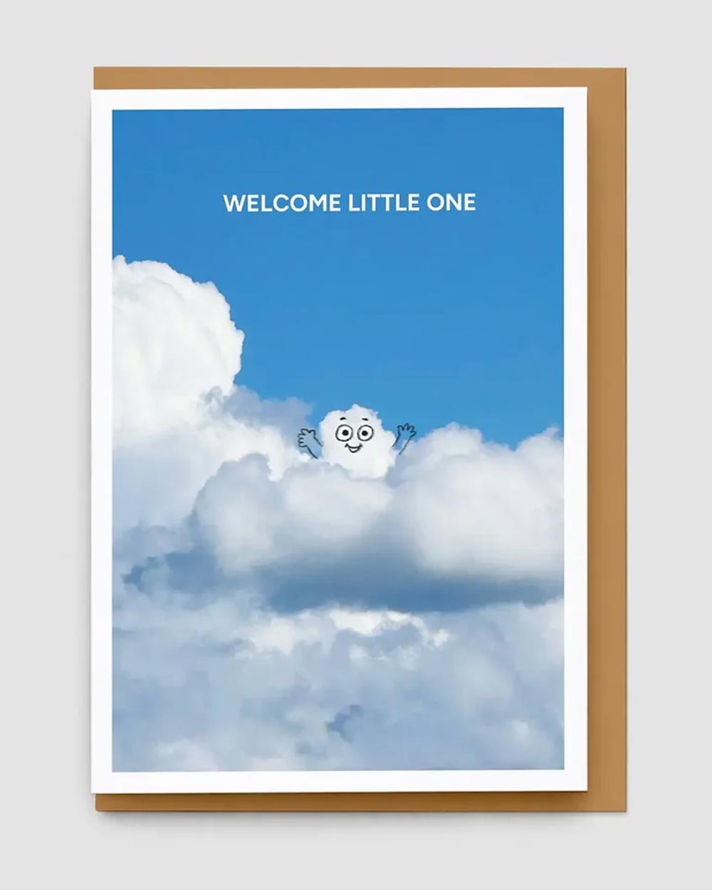 A Daily Cloud - Welcome Little One Cloud Klappkarte