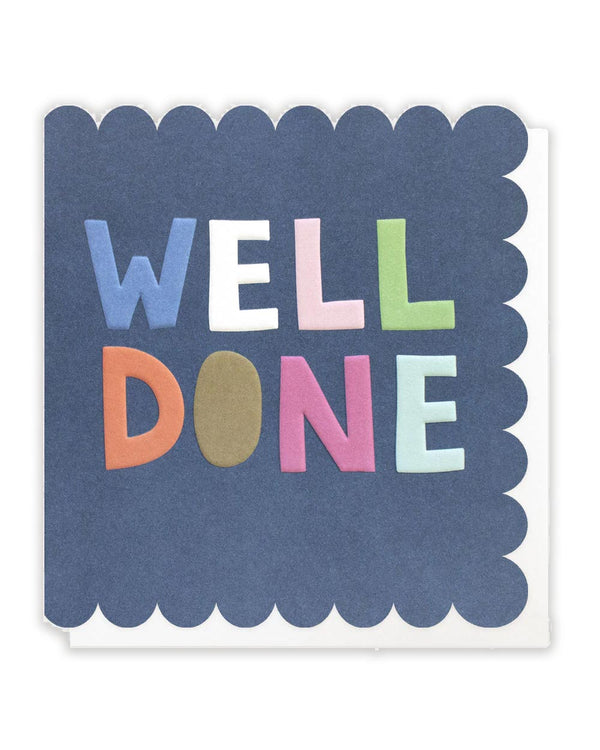 Well Done Congratulations Klappkarte