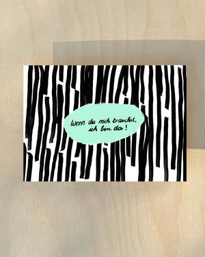 Hej.Ibiza - Wenn du mich brauchst, ich bin da! Postkarte