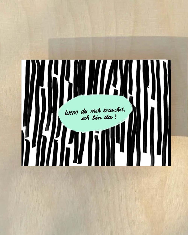 Hej.Ibiza - Wenn du mich brauchst, ich bin da! Postkarte