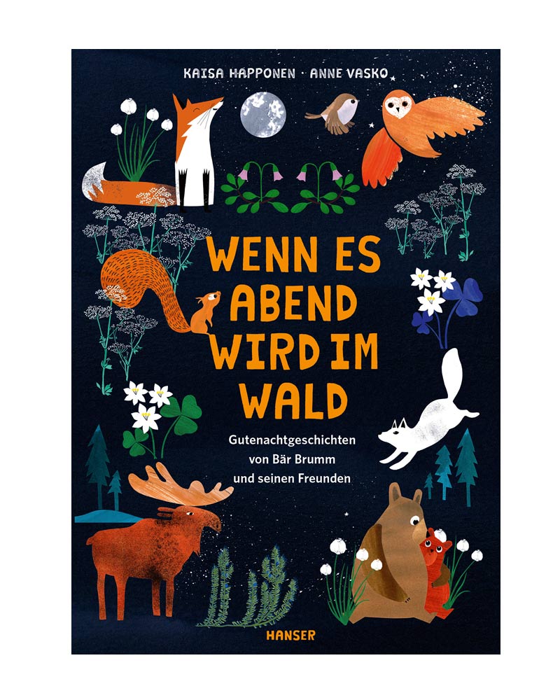 Wenn es Abend wird im Wald