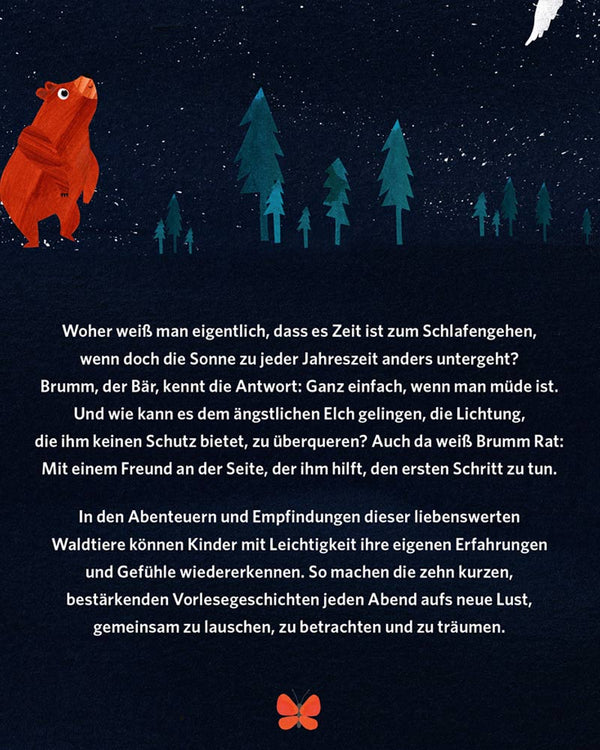 Wenn es Abend wird im Wald