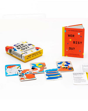 Wer bist Du? - Ein wissenschaftsbasiertes Persönlichkeitsspiel mit Karten und Heft, inspiriert vom Fünf-Faktoren-Modell, ideal für Selbstreflexion und Gruppen.