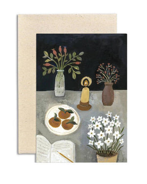 The Winter Table Klappkarte