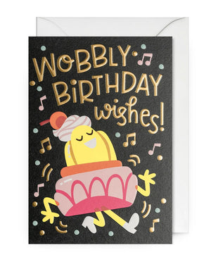 Mei Stoyva Klappkarte Wobbly Birthday Wishes