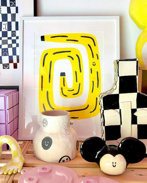 Happy Banana Print (A3)