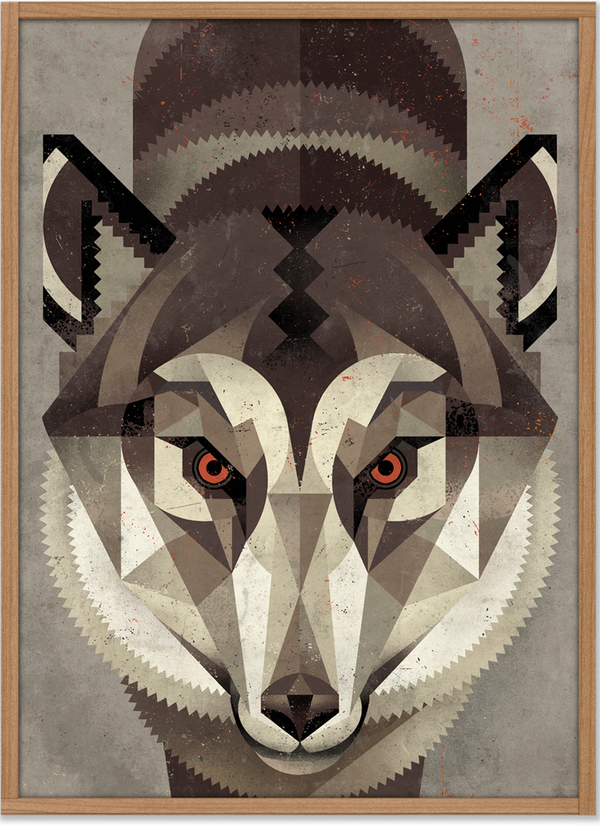 Wolf Poster (50 x 70 cm)