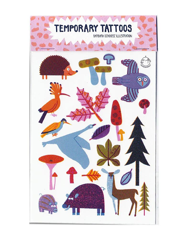 Barbara Dziadosz Woodland Temporary Tattoos