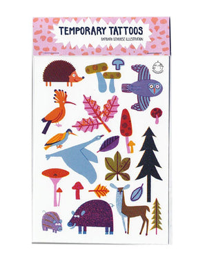 Barbara Dziadosz Woodland Temporary Tattoos