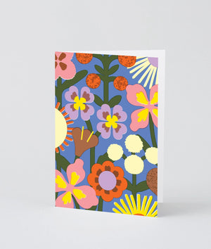 Wrap - Flowers Greetings Klappkarte