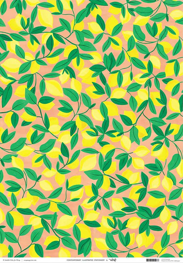 Lemons Geschenkpapier