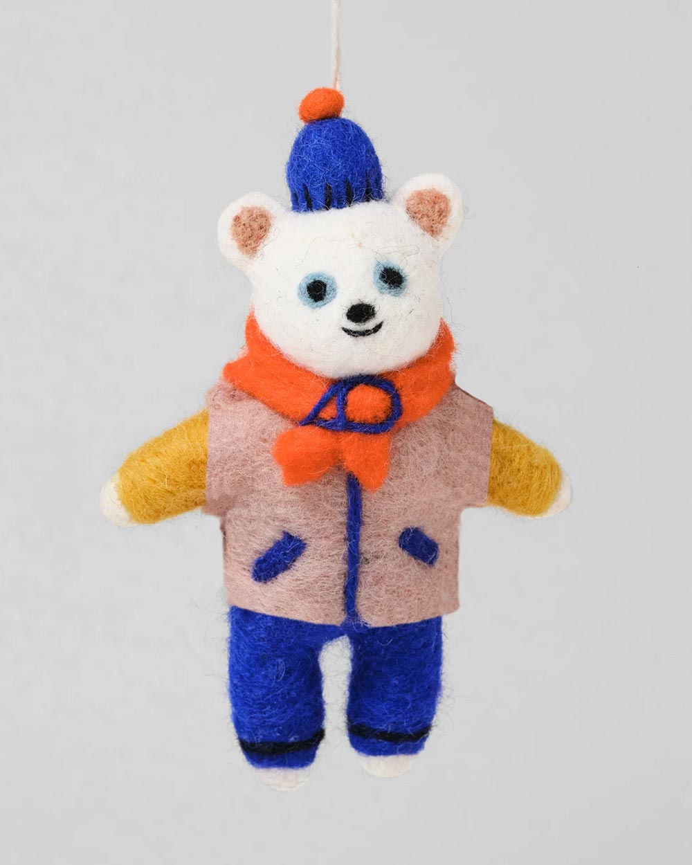 Wrap - Polar Bear Filzanhänger