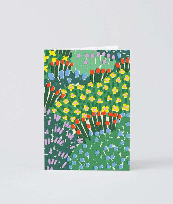 Wrap - Garden Flowers Klappkarte