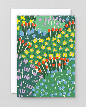 Wrap - Garden Flowers Klappkarte