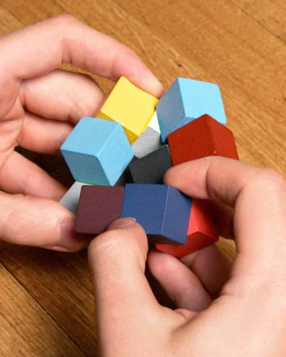 Elastic Cube 3D Holzpuzzle