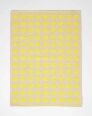 Geschirrtuch Squares Oat - Yellow