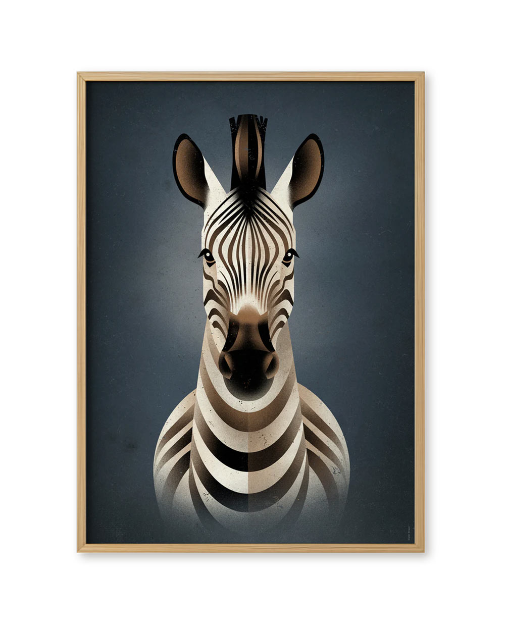 Zebra Poster (50x70cm)