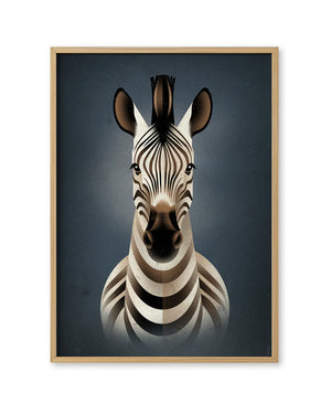 Zebra Poster (50x70cm)
