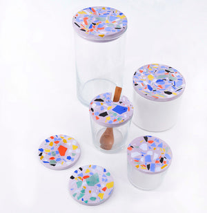 Zuckerdose Terrazzo Bold Lila