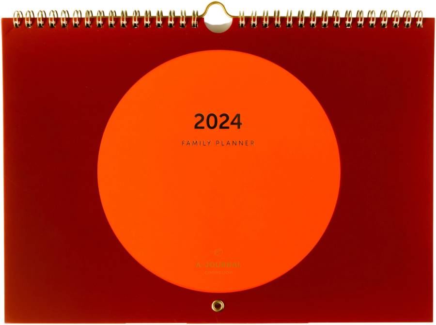 A-Journal Family Planner 2024 Circle