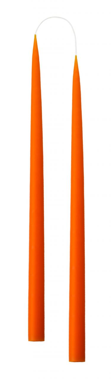 Hand Dipped Candle Orange H35cm (2er Set)
