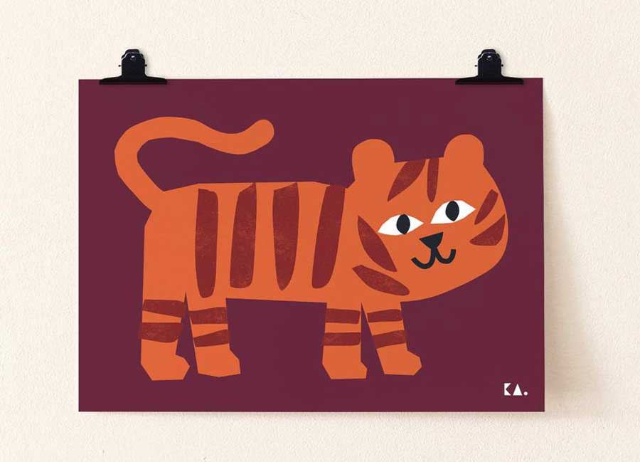Tiger Poster (50 x 70cm)