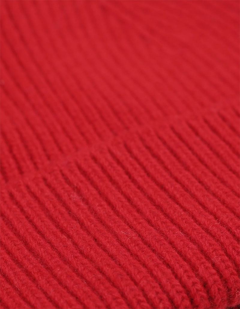 Merino Wool Hat Scarlet Red