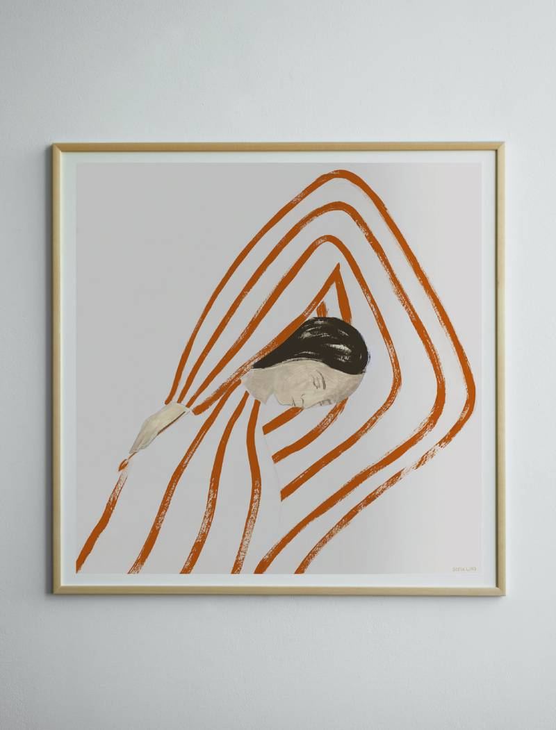 Own Strokes Poster (70x70cm)