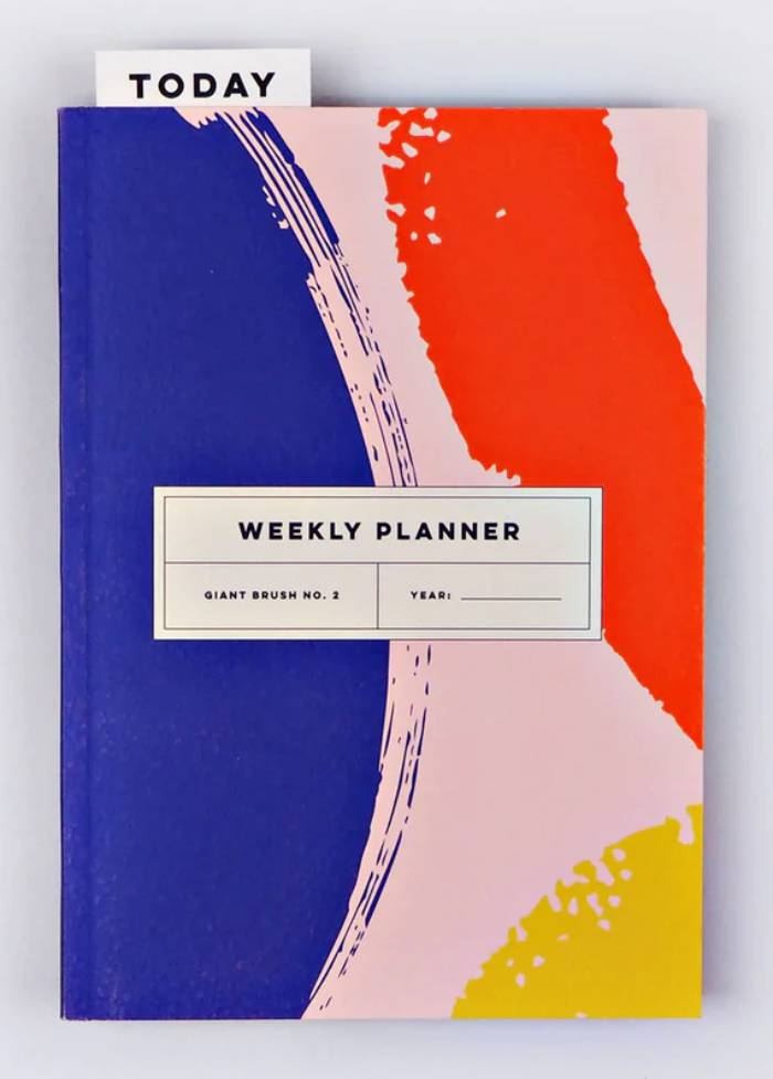 Giant Brush No.1 Undated Weekly Planner Book