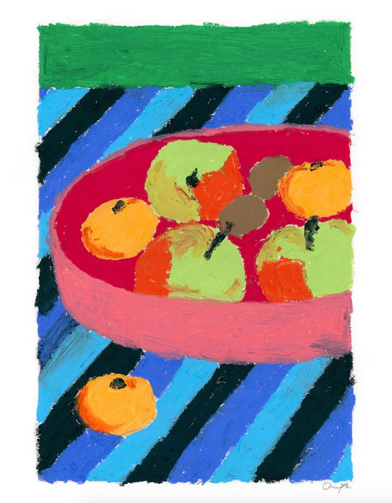 Mixed Fruit In Bowl Poster (50x70cm)
