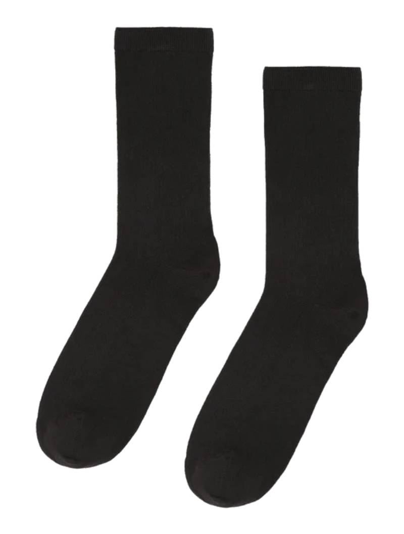 Classic Organic Socks Deep Black
