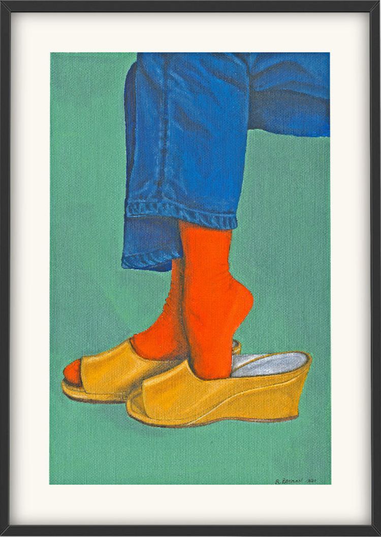 Heels With Socks Poster (50x70cm)