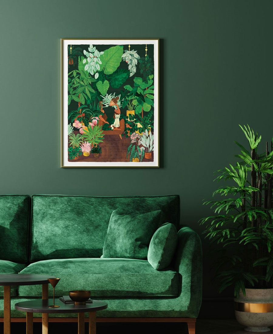 Plant Addict Lady Print (29,7 x 39,7cm)