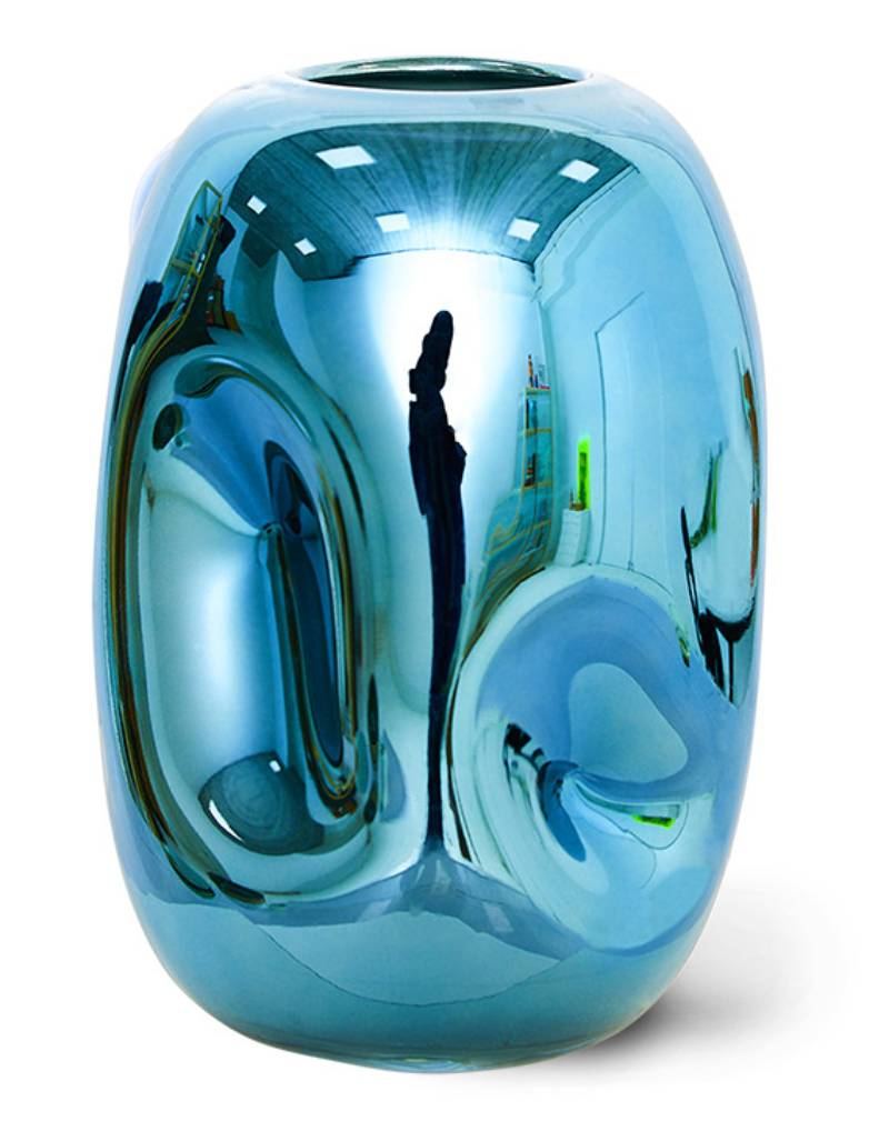 HK Living Chrome Glas Vase