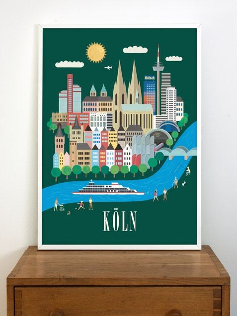 Köln Poster (50 x 70 cm)
