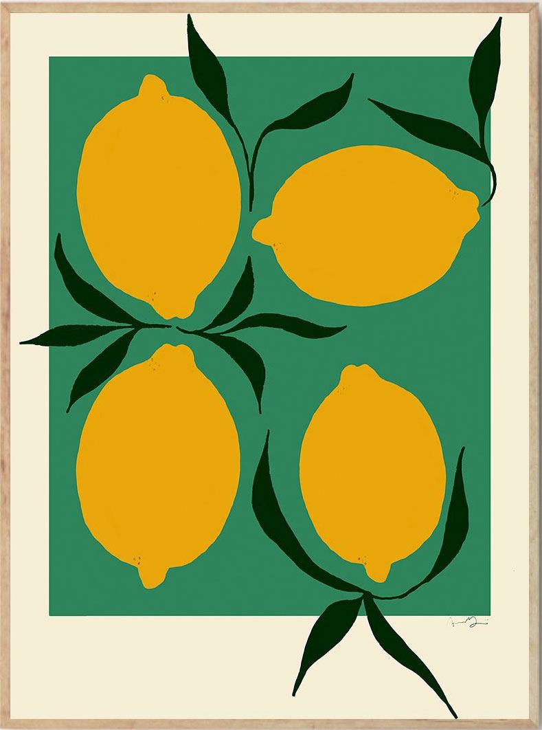 Green Lemon Print (30x40cm)