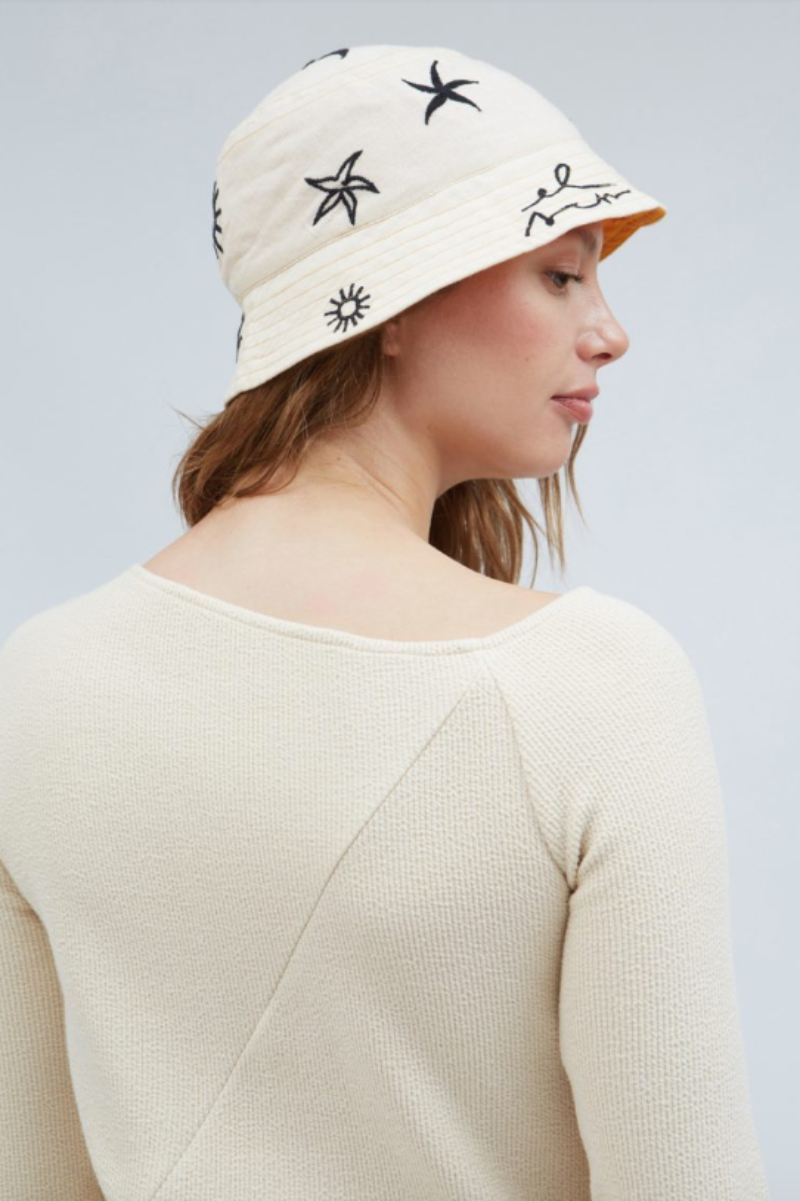 Lea Embroidery Hat Tapioca