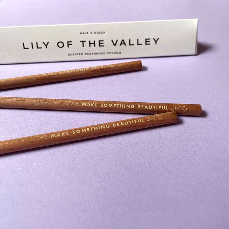 Scented Cedarwood Pencils - Lily Of The Valley